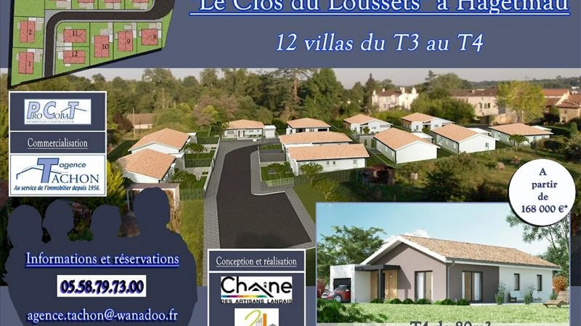 EN PLEIN COEUR DU CENTRE VILLE - Villas de Plain-Pied aux normes RT 2012 - VEFA
