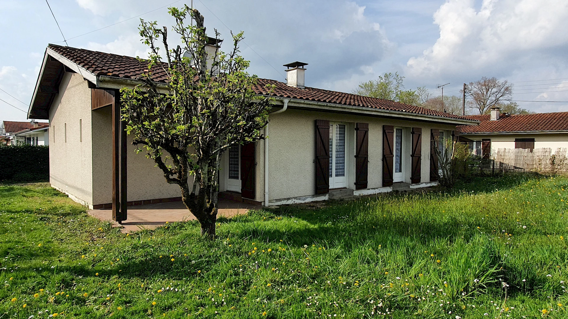 À Hagetmau (40), villa de 70m2 avec 3 chambres à vendre