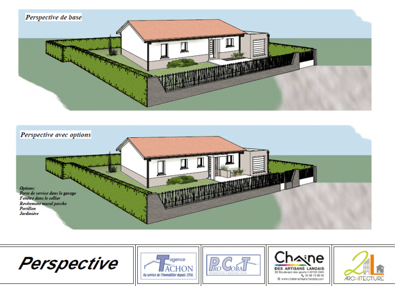 Villa 90m² Perspective 1