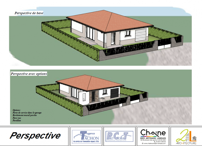 Villa 80m² Perspective 1