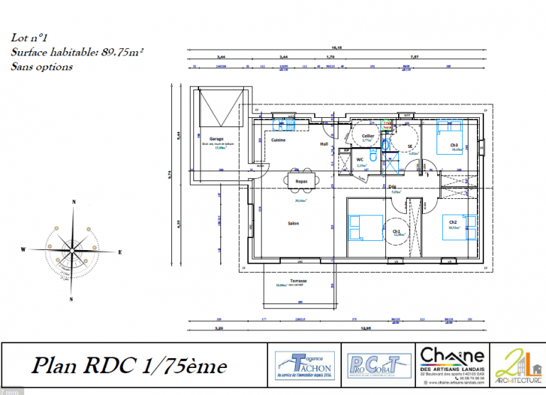 Villa 90m² Perspective 2