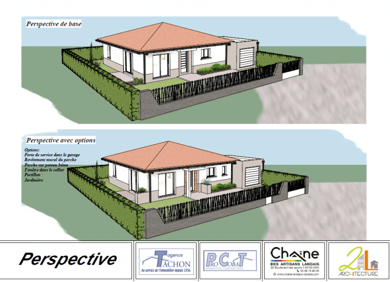 Villa 90m² Perspective 3