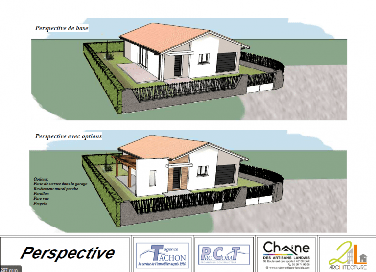 Villa 80m² Perspective 3